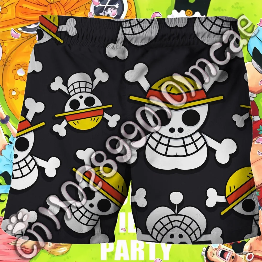 

25/26 Latest Explosive One Piece Swimming Shorts Men's Shorts Summer Quick Drying Cool Adult Children's Beach Printed Shorts
