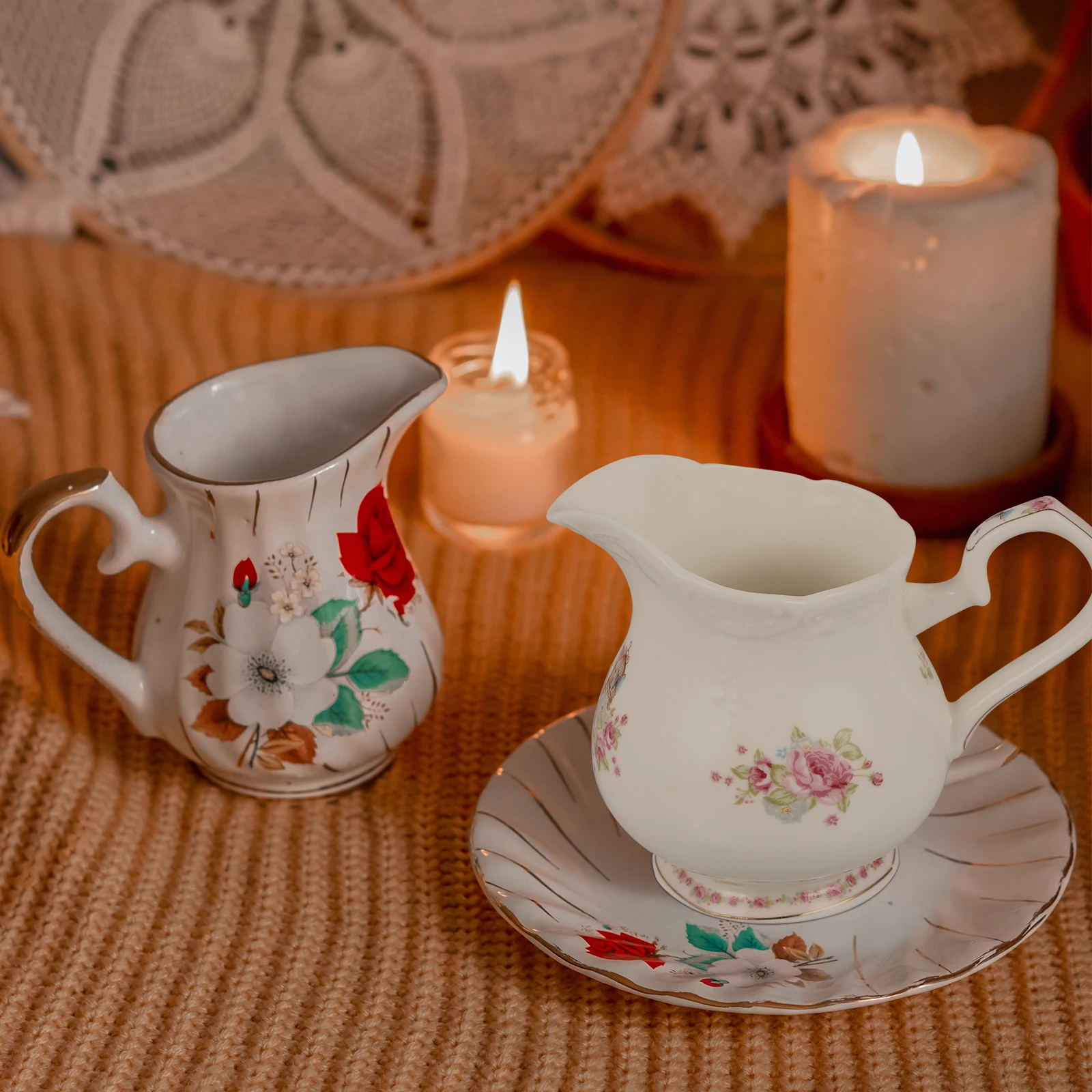 

Ceramic Milk Cup Heat-Insulated Handle Exquisite Design Dishwasher Safe Multi-Functional Beverage Storage