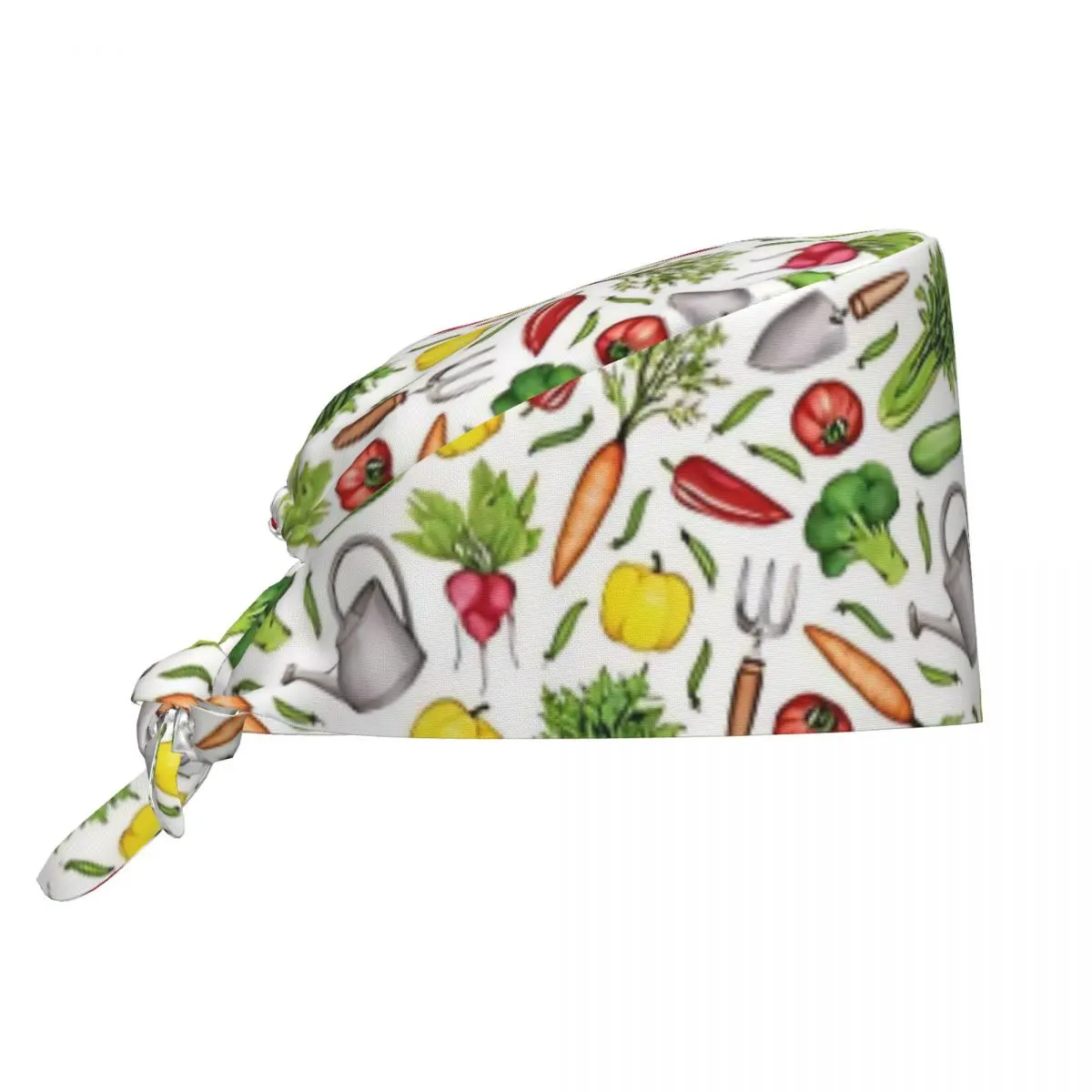 

Summer Vegetable Garden Scrubs Hat Vintage Lab Surgeon Surgical Cap Men Women Pet Grooming Agency Vet Medical Working Caps Hat