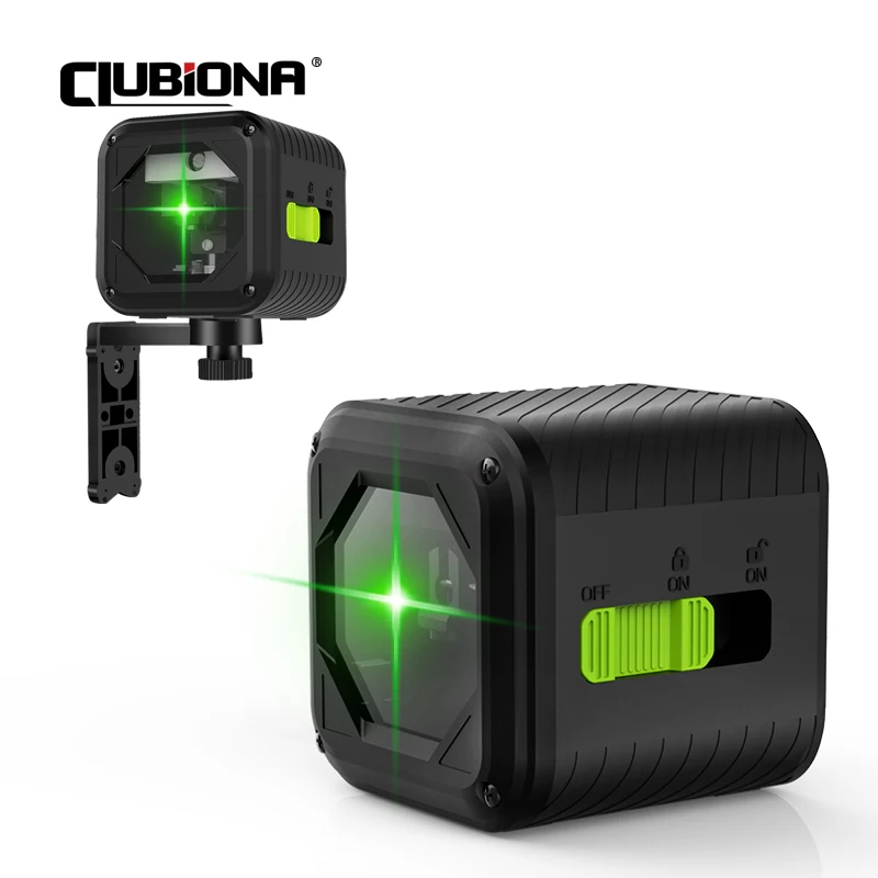 Clubiona 2 Lines Laser Level and Zokoun base RU clearance sale Super Power Green and Red Beam professional Laser Meters