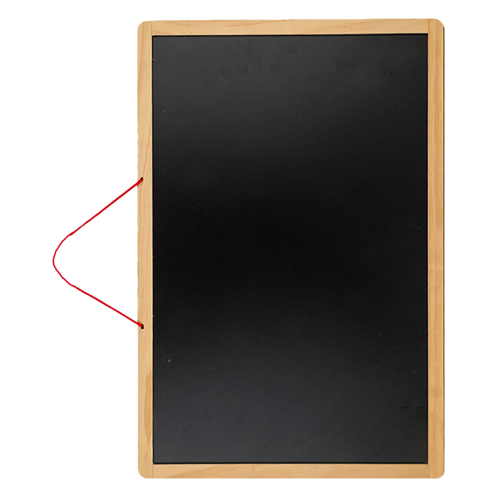 1Pcs Double Sided Wooden Chalkboard Small Hanging Blackboard Reusable Writing Board Message Note Board for Coffee Shop Classroom
