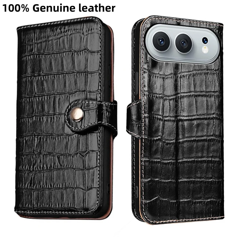

Premium Genuine Leather Crocodile Texture card Slot Wallet Cover For Honor 500 400 300 Ultra Pro Fall prevention phone Case