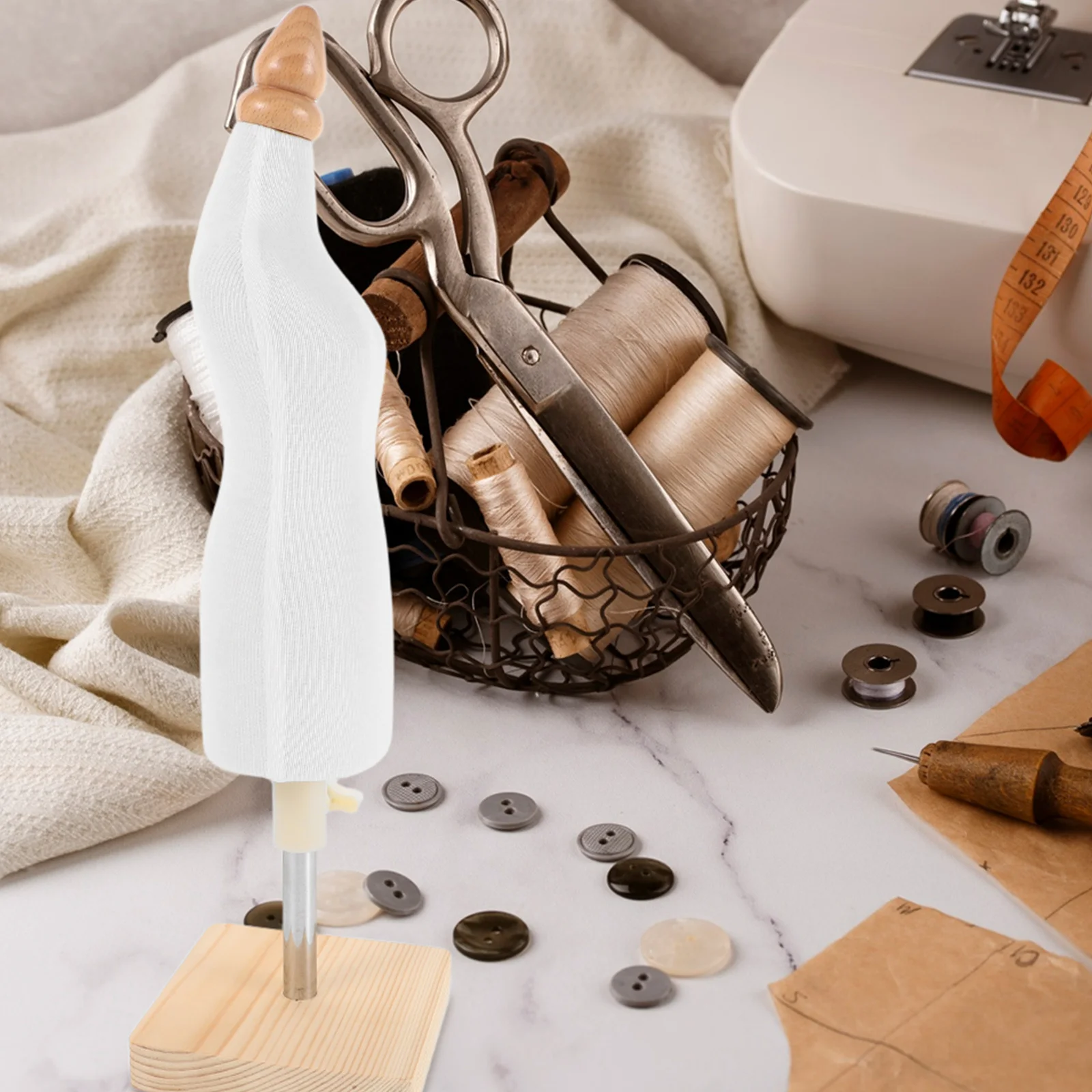 

Child Body Mannequin Half Mannequin for Kids Wooden Base Ideal for Home School Partner Dress Form