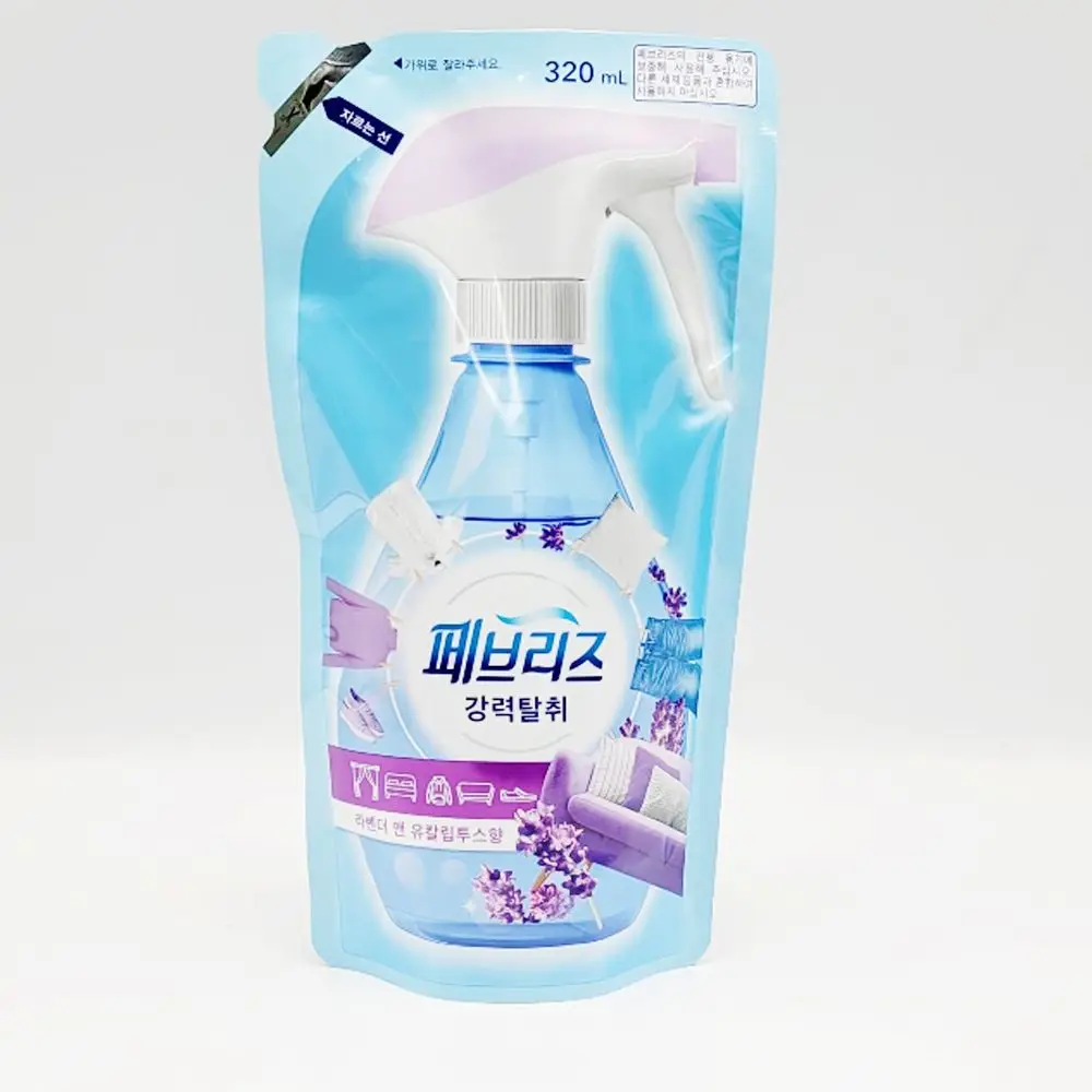 Febreze Fiber Deodorer Refillable Lavender & Eucalyptus Spang 320ml Strong Deodorable