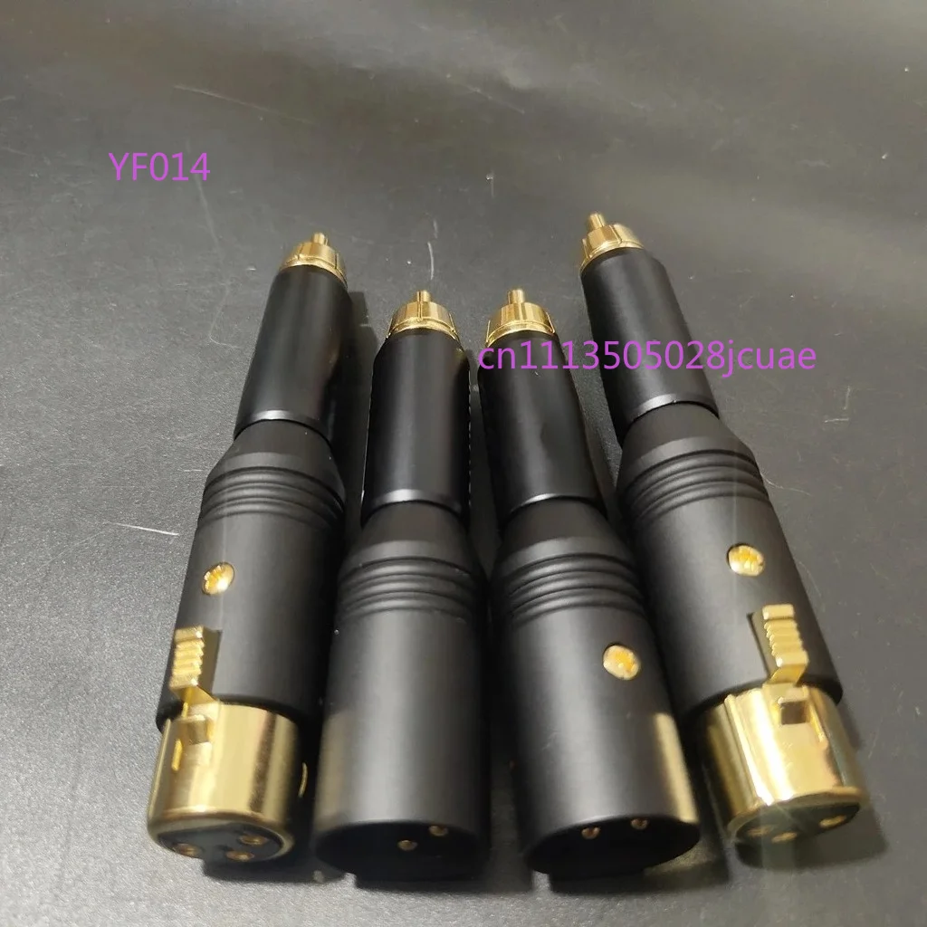 

2Pcs Gold Plated Copper RCA Male to XLR Adapter, HiFi Balance Conversion Plug XLR Male Female to RCA Male Connector