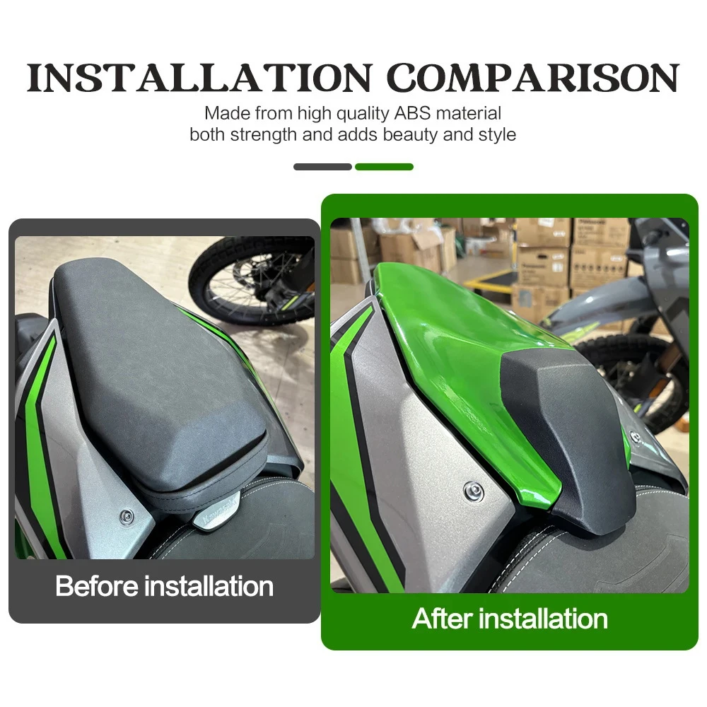 جديد لـ Kawasaki Z900 Z900 SE 2025 2026 غطاء المقعد الخلفي للدراجة النارية غطاء مقعد هدية منفرد القلنسوة المقعد الخلفي هدية #3