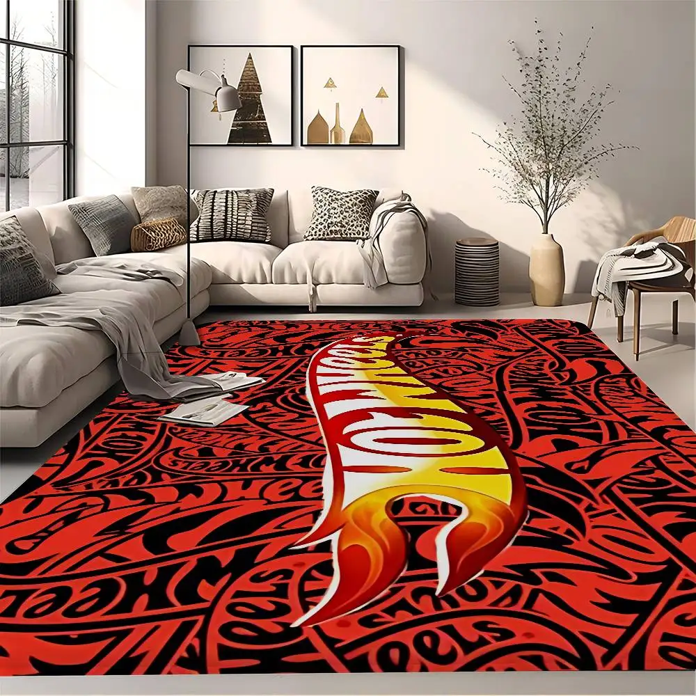 H-Hot wheels Room Mats Cheaper Anti-slip Modern Living Room Balcony Printed Household Carpets