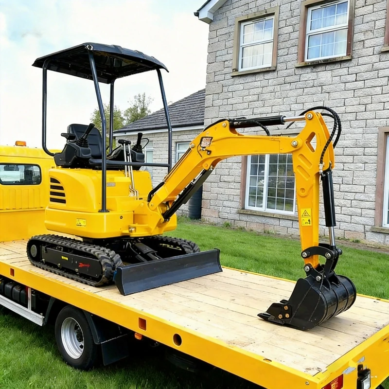 

Мини-экскаватор 1,8 тонны с двигателем Kubota, стандарт EPA/Euro 5, для сельского хозяйства и строительства, многофункциональный мини-экскаватор Kubota.