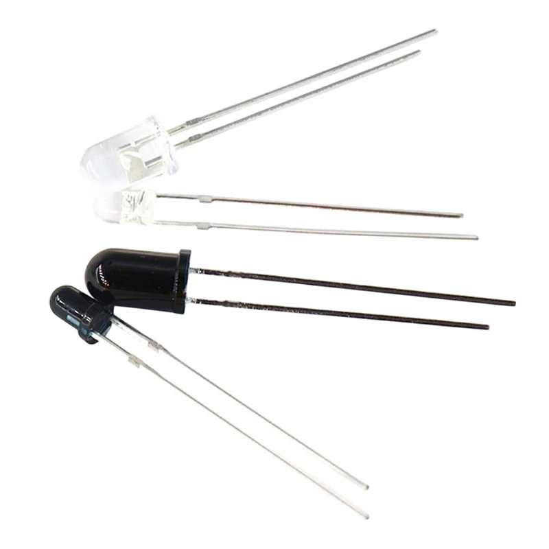 10pairs 3mm 5mm 940nm LEDs Infrared Emitter and IR Receiver Diode Diodes 301A for arduino