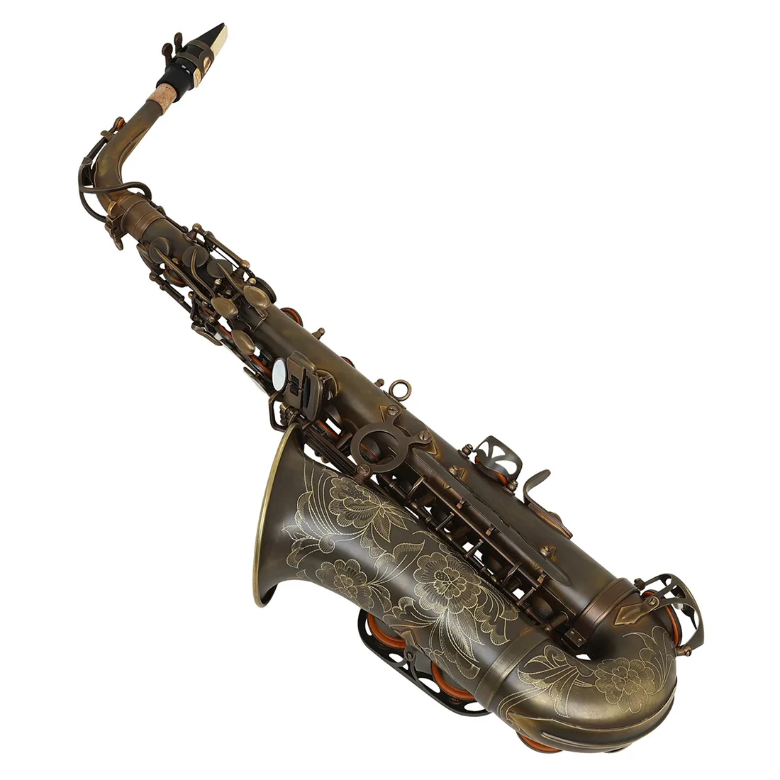 

2025 Alto Saxophone E Flat Retro Matte Craft Alto SAX Musical Instrument Adult Beginner Saxophone