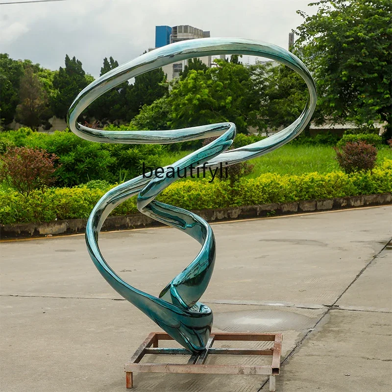 

yj21 Large floor-to-ceiling ornaments Outdoor garden landscape FRP sculpture Sales office Lobby Art installation