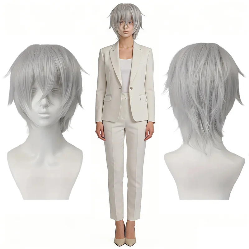 

Short Spiky Cosplay Wig Universal Heat Resistant Synthetic Hair for Men Women Anime Halloween Comic Con Daily Wear Theme Party