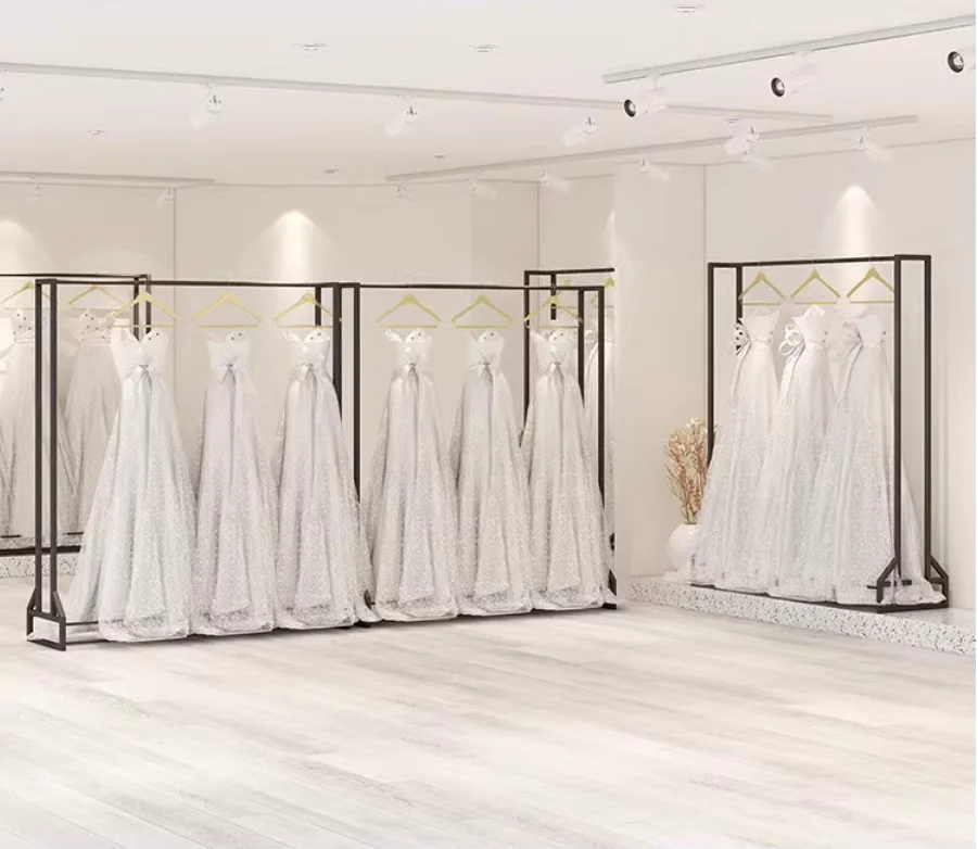 

Dress floor hanging clothes rack Hanfu internet famous photo studio shelf