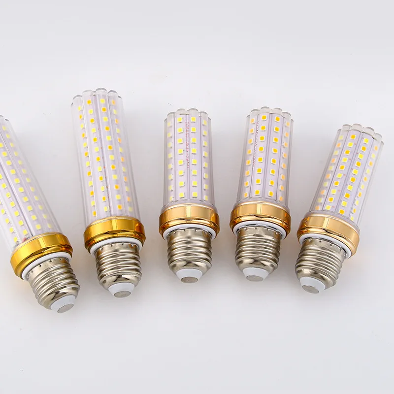 1PC E27 E14 LED Corn Light 20w 24w CCT LED Bulb Warm White +White Three Color Adjustable 3000k 4000K 6000k Candle Bulb 110V 220v