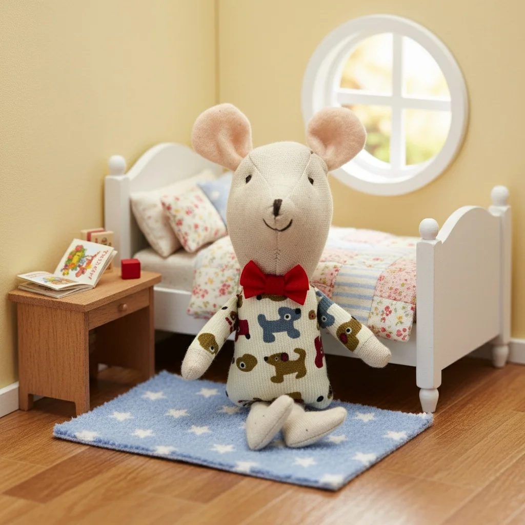 Cute little mouse  plush toys 17cm Stuffed Plush Animal Baby Toys doll baby accompany sleep toy gifts For kids