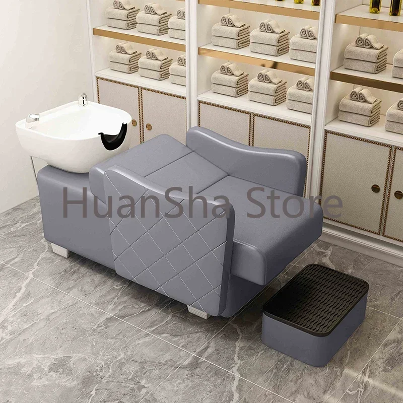 Barber Professional Shampoo Chair Hairdressing Treatment Stylist Shampoo Chair Beauty Lit Head Spa Japonais Commercial Furniture