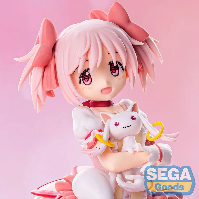 Original SEGA Puella Magi Madoka Magica Madoka Kaname incubadora 24CM figura de Anime figura coleccionable estatuilla modelo muñeca ornamento regalo