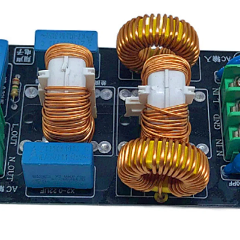 【جديد】مرشح الطاقة EMI Hifi مضخم الصوت مرشح إمداد الطاقة الوضع المشترك لوحة التصفية الكهرومغناطيسية الحالية العالية