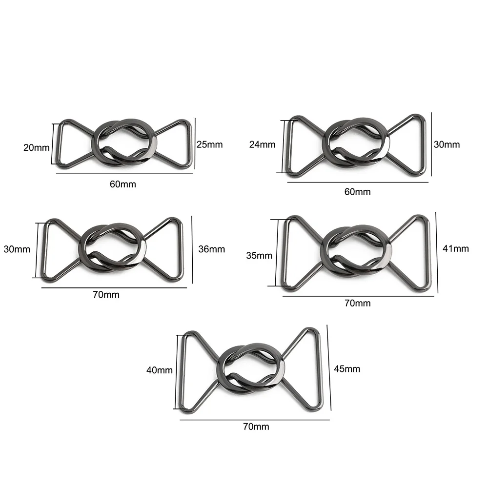 20/50/100PCS 20-40mm Metal Buckle Interlocking Buckle Clasp For DIY Jacket Coat Waist Belt Hand Sewing Dress Making Accessories
