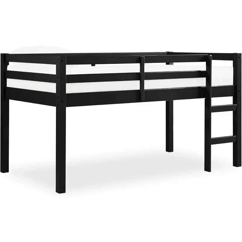 

Milton Junior Twin Loft Bed, Black