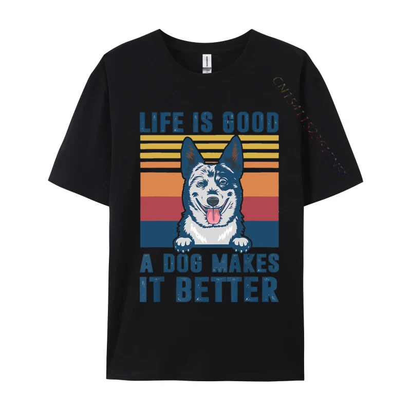 

Australian Cattle Dog T-shirts American Style Vintage T Shirts Men's Tops T Shirt Tee-Shirts Special T Shirt