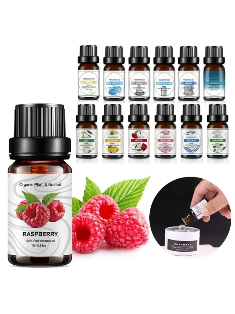 Óleo essencial de 10ml, sabor de frutas, planta natural, difusor, óleo essencial, manga, abacaxi,