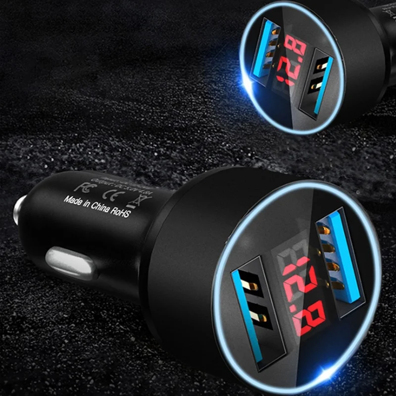 

3A Dual USB Car Charger Fast Charging Adapter For Samsung S21 S20 FE S10 Plus Redmi Note 9 8 Pro 9S iPhone 12 11 Pro Car Charge