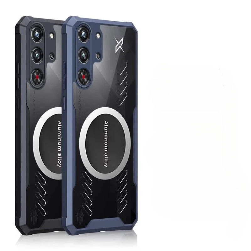 

Магнитный чехол для Nubia Red Magic 10 Pro + с рассеиванием тепла, задняя крышка с беспроводной зарядкой для Red Magic 10Pro 10Pro + Shell