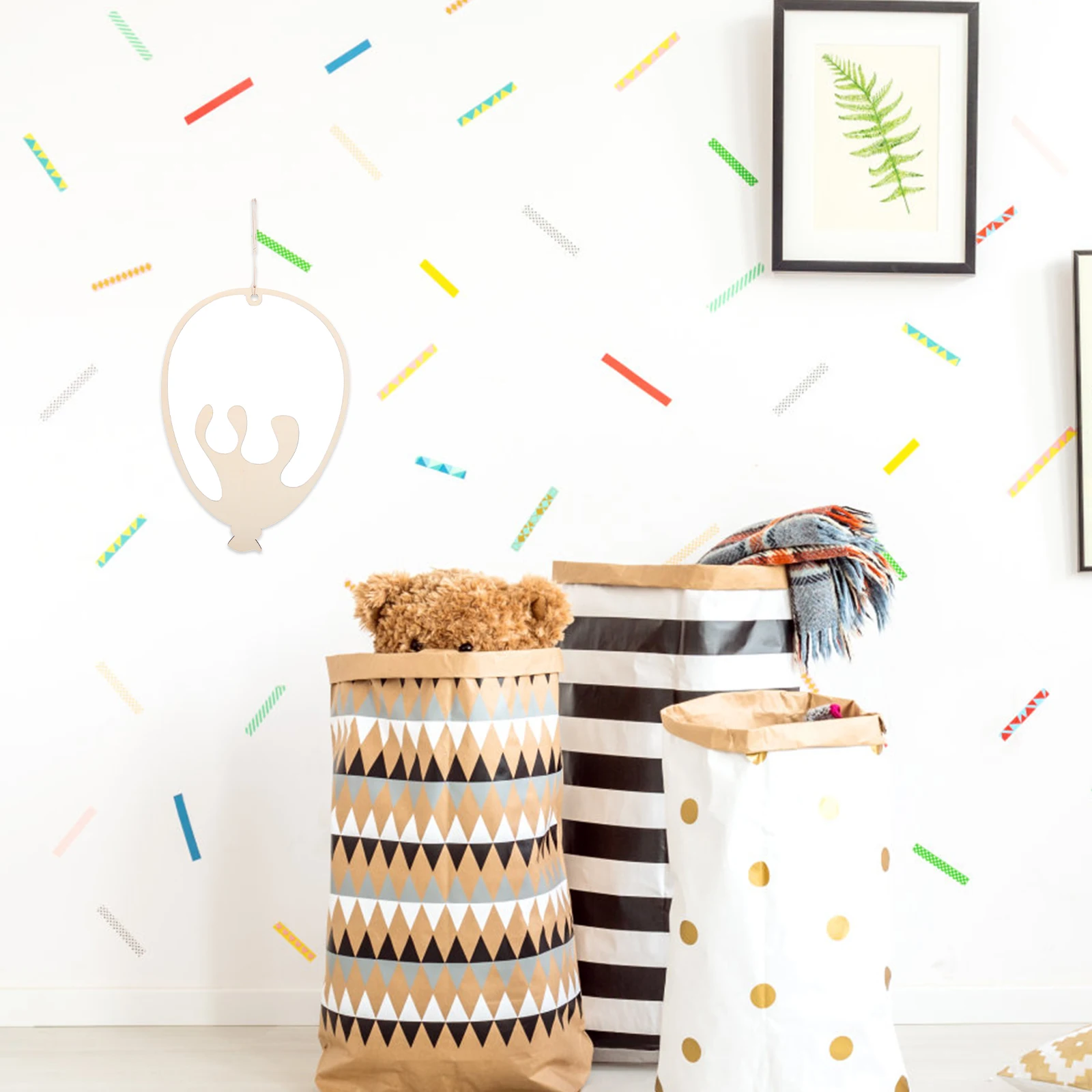 

Acrylic Balloon Mirror Nordic Style Decorative Wall Hanging Room Nursery Entryway Decor Mirror for Wall