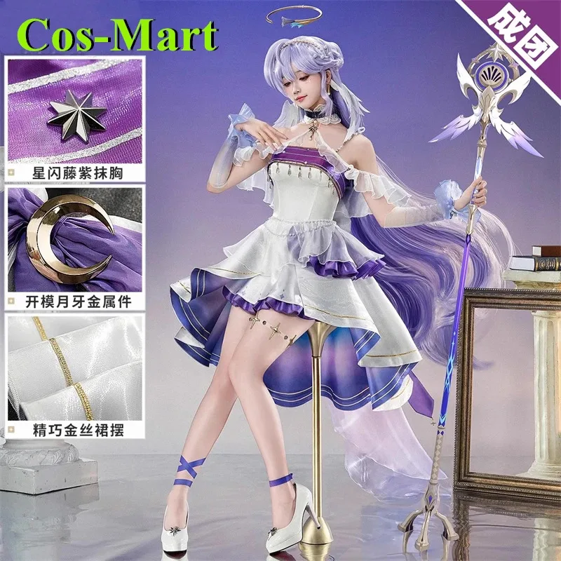 

Cos-MartGame Honkai: Star Rail Robin Cosplay Costume Fashion Lovely Uniform Dress Full Set Activity Party Role Play Clothing