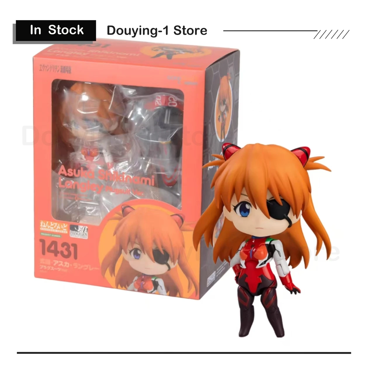 

In Stock GSC EVA 1431 Asuka Shikinami Langley Plugsuit Ver. Theatrical Version Action Figures Anime Model Toys Gift