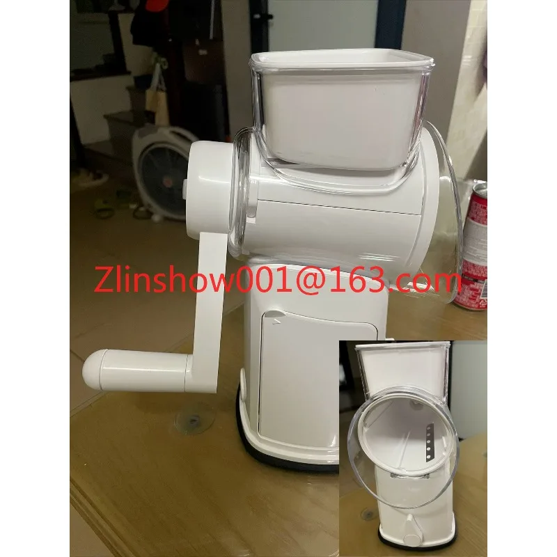 Multifunctional vegetable cutter Hand crank Convenient shredding slicer Kitchen potato wiping grater Nut grinder