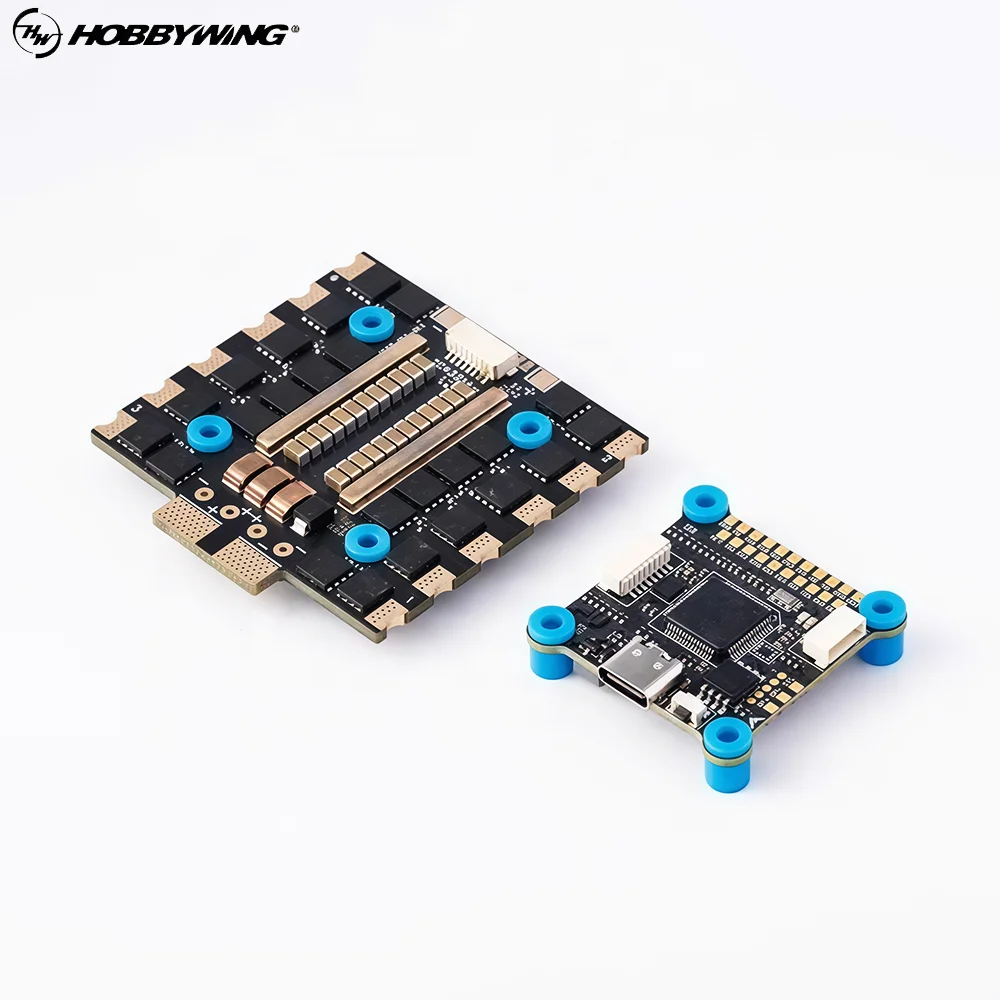 Original Hobbywing F722 80A Flight Controller & 4 in 1 80A Brushless ESC Stack for Xrotor 4315 360KV Motor