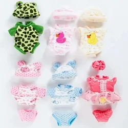 30cm Doll clothes coat Change a suit Reborn baby cartoon crystal super soft cloth doll set sweater doll accessories