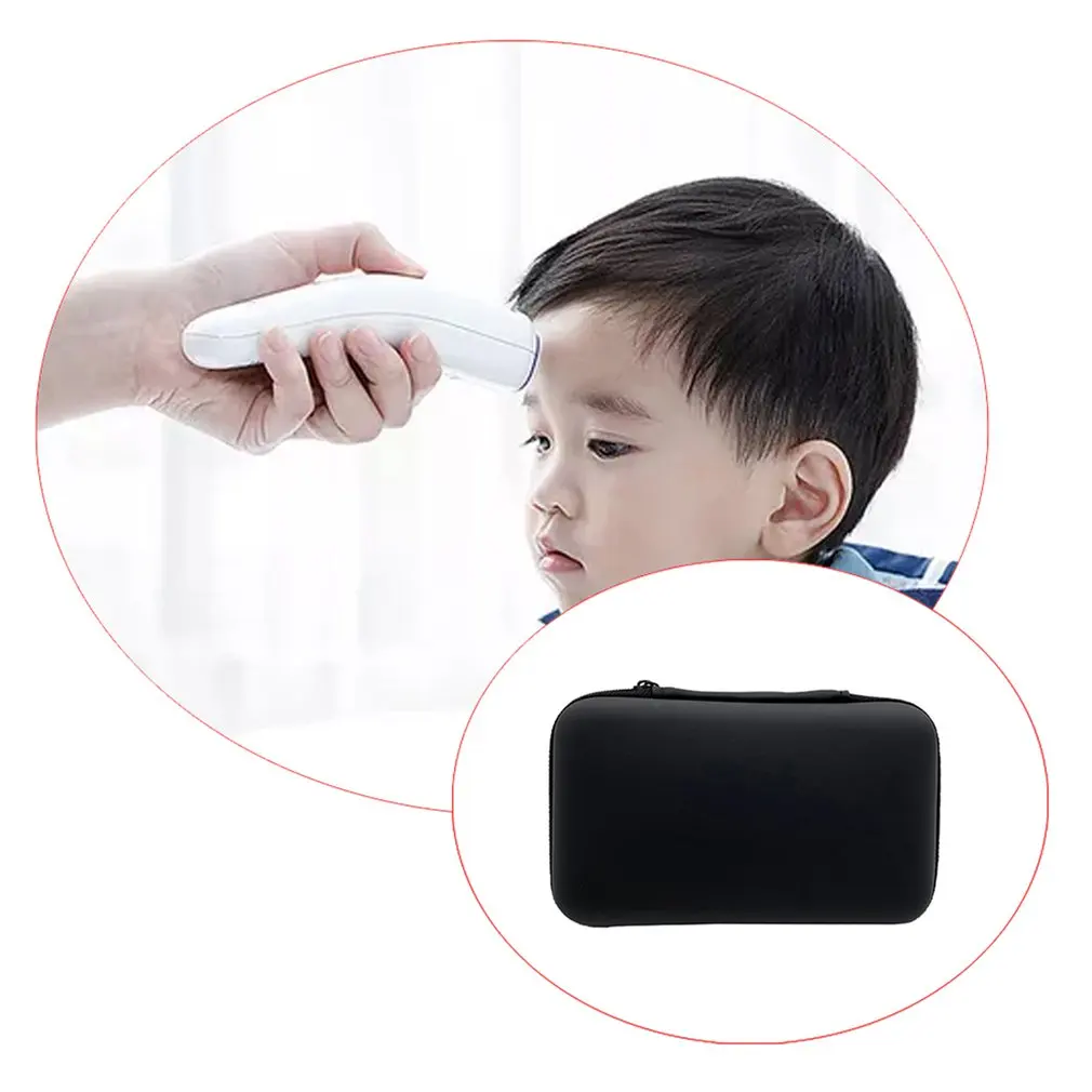 Non Contact Forehead Thermometer Storage Case Handbag Storage Box Clinical Thermometer Bag Thermometer Protection Box