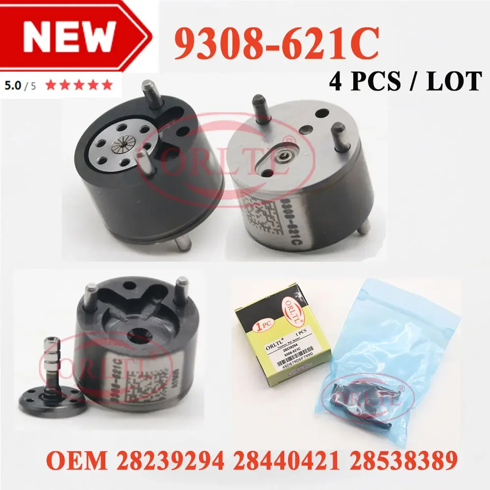 

4PCS 9308-621C New Diesel Injector Valve 28239294 28440421 Control Valve 9308Z621C 28538389 9308 621C For EURO 3/4