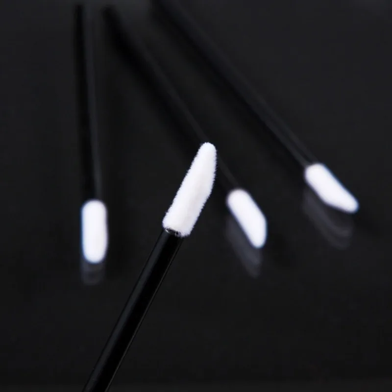 2 Sets Disposable Make Up Lip Brushes Portable Cosmetic Makeup Applicators Maquillage Lipstick Brush Wands Gloss Cleaning