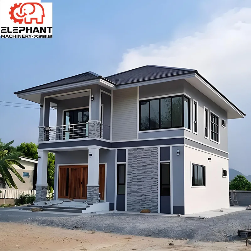 New light steel villa portable prefabricated modern luxury design hot-selling prefabricated house steel structure