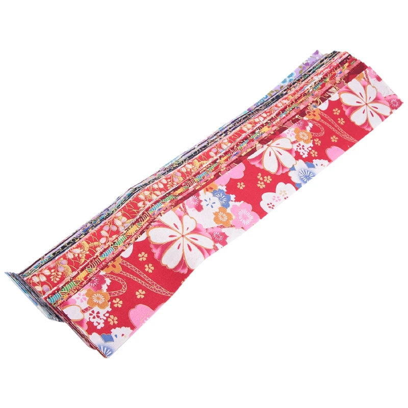 A21I-40 PCS Jelly Roll Cotton Fabric Quilting Strips DIY Sewing Craft Fabric Bundle Patchwork Supplies 6.5X50cm