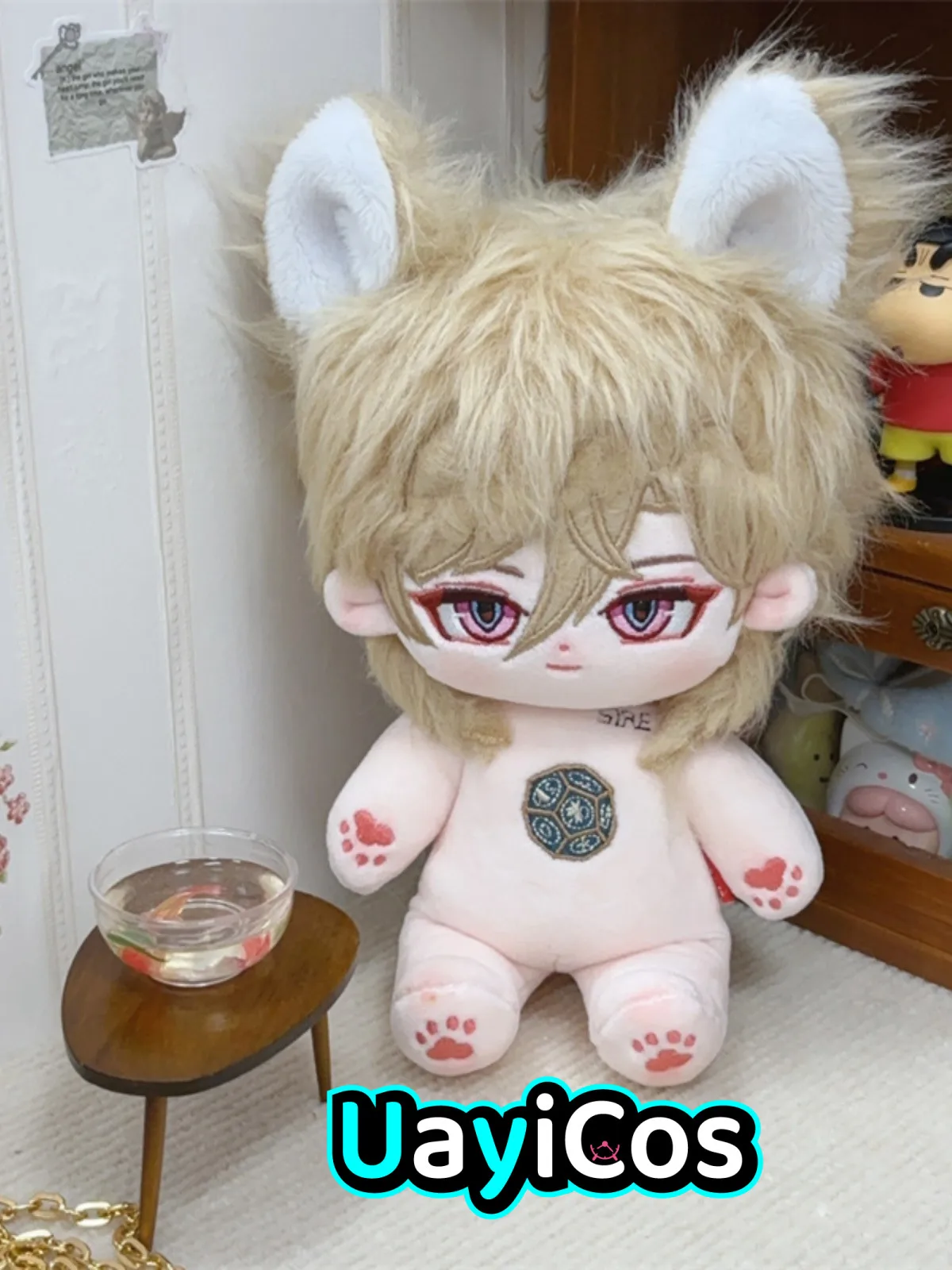 Honkai: Star Rail Aventurine Dr. Ratio Stuffed Cute 20cm Puppy Plushies Cotton Plush Doll Anime Figure Toy For Kids Gifts Cospl