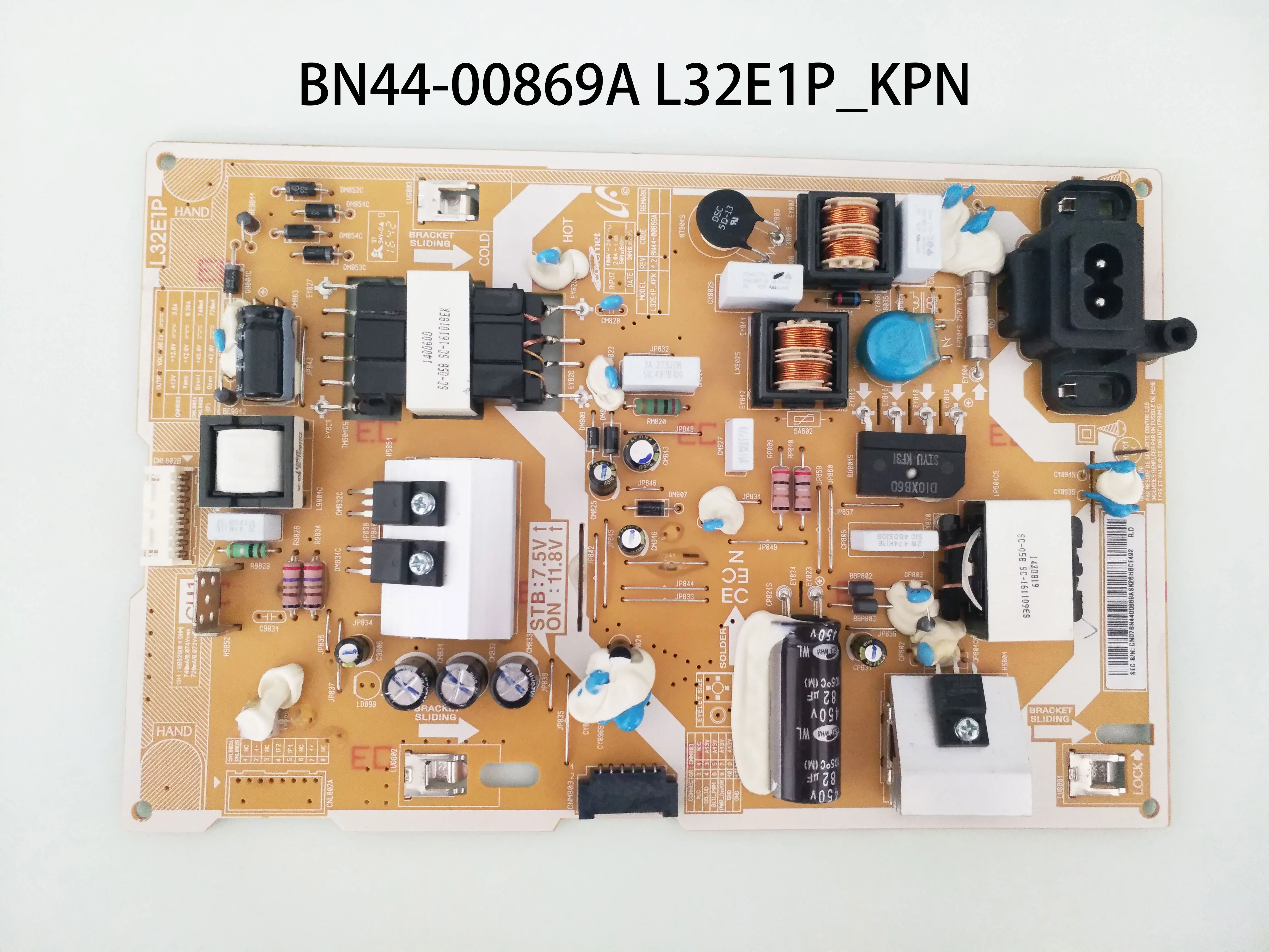 

Power Supply Board BN44-00869A L32E1P_KPN is for UE32M5520 HG32EE690DK UE32M5520AK UE32K5500 UE32M5620AK UE32K5579SU HE32EE690DB