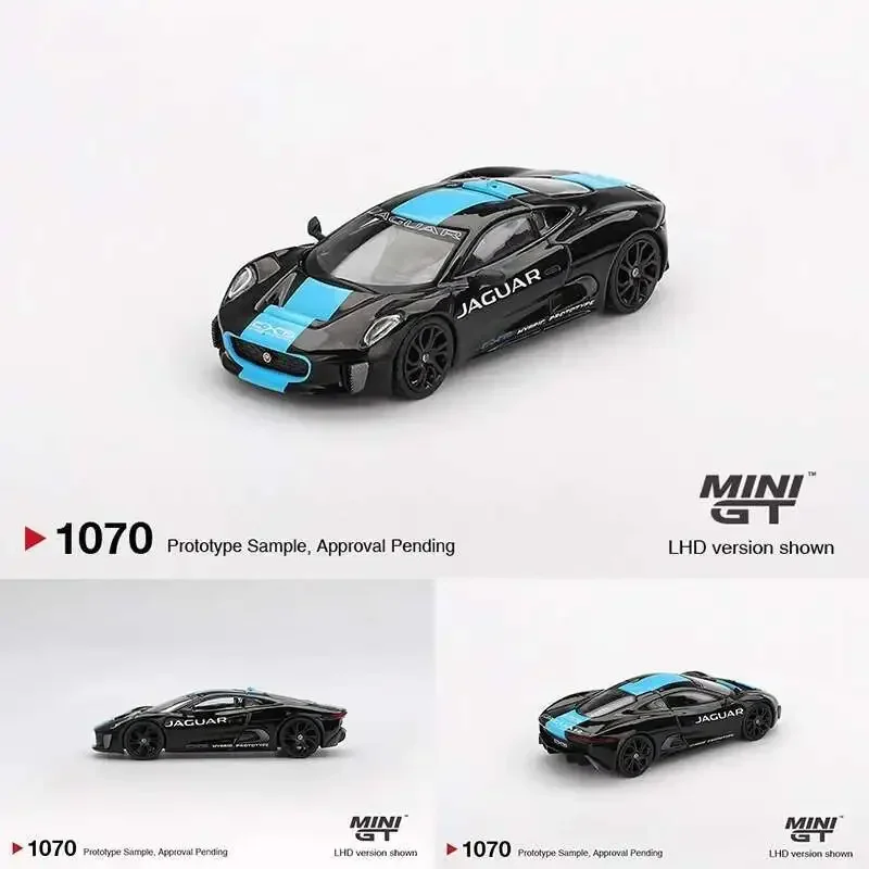 

PreSale MINIGT 1070 1:64 Jaguar CX75 Black Diecast Car Model Collection Toys