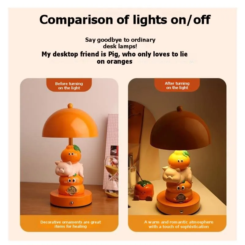 

【Праздничный подарочный набор】Настольная лампа из смолы в современном минималистичном дизайне для домашнего декора и различных особых случаев