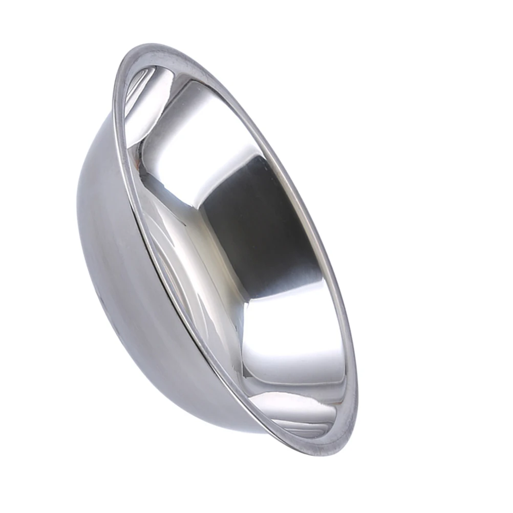 

1 pc Thickened Stainless Steel Mixing Bowl Kitchen Baking Food Holding Flat Base Bowl for Cooking Marinating Restaurant