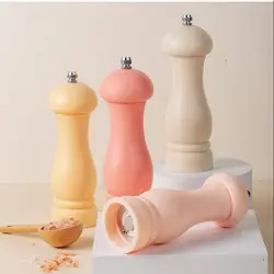6inch Colorful Salt Pepper Grinder Manual Plastic Pepper Mill