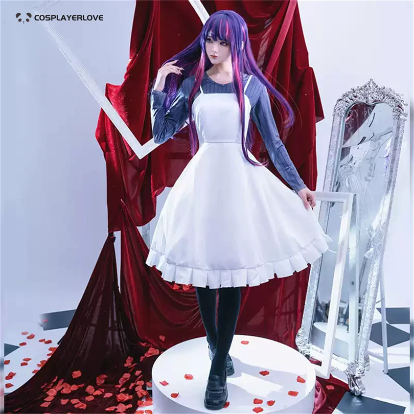 

Костюм для косплея Ай Хошино из аниме Oshi No Ko: очаровательный комплект с юбкой и униформой для девочек на Хэллоуин