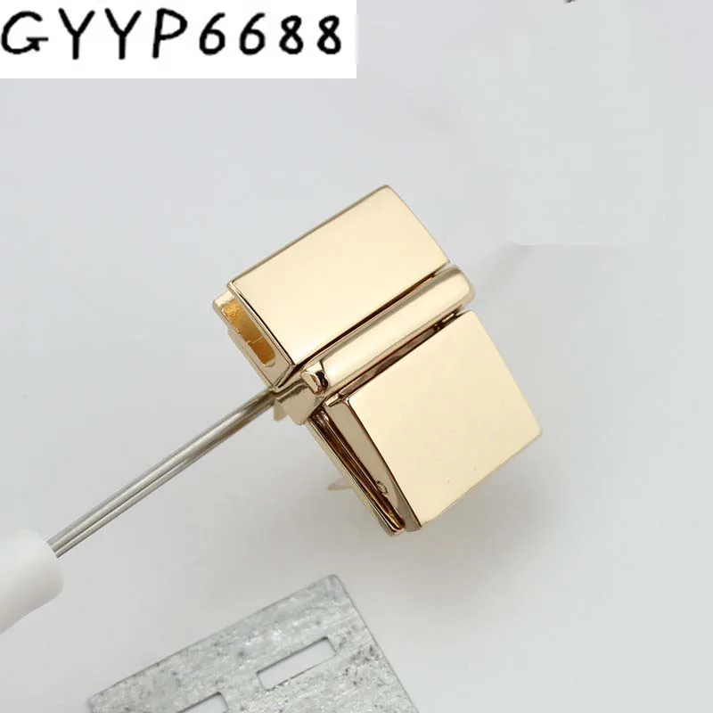 

37*25mm high quality Fashion pressed lock briefcase lock genuine leather bag making square lock Hardware Accessories 5sets