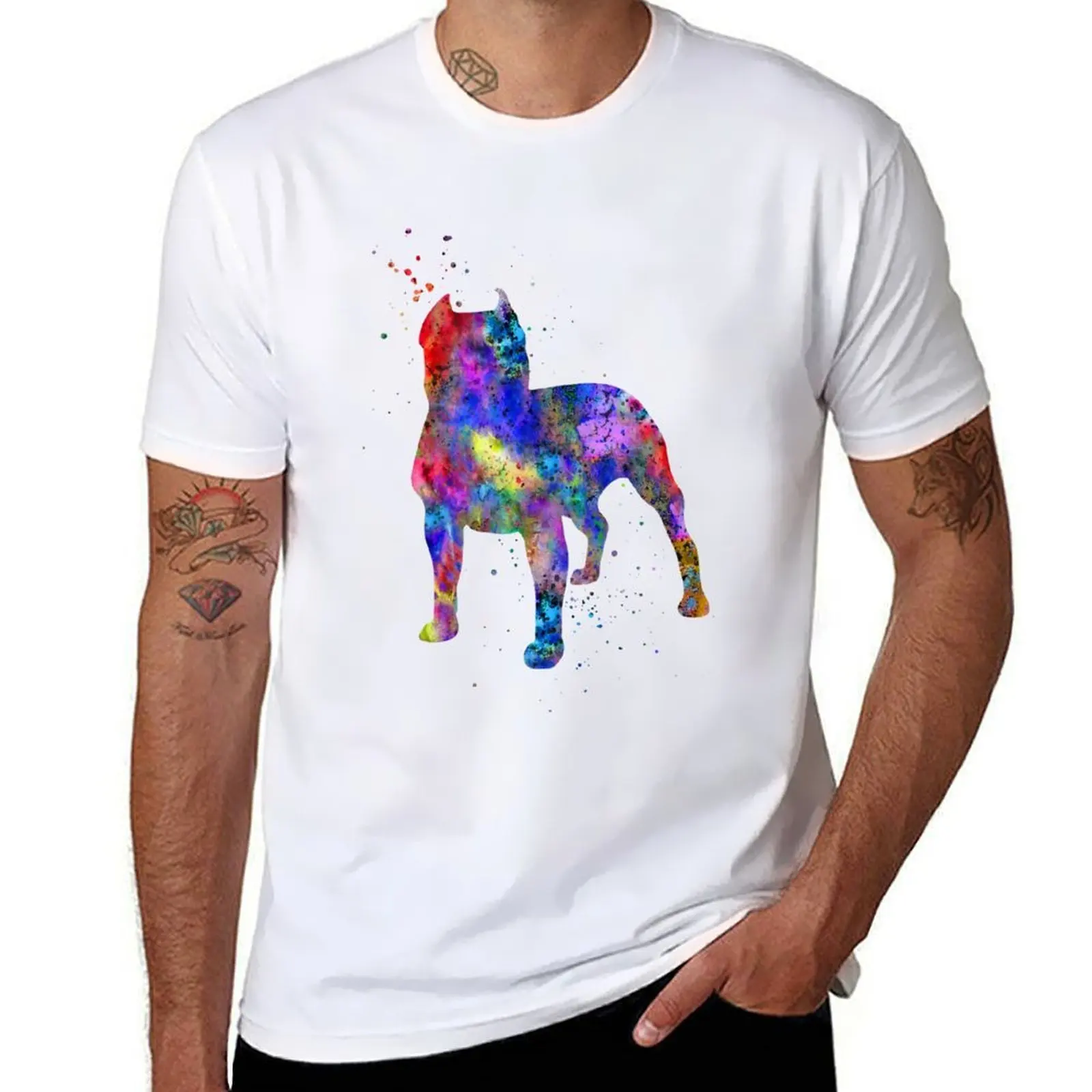 

Pit bull T-Shirt man t shirts graphic t shirts for man cotton T-Shirt