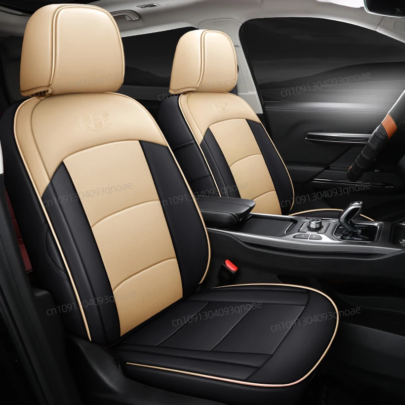 غطاء مقعد السيارة مخصص لجيلي Okavango 2022-2025 جيلي هاويو الجلود الاصطناعية مغطاة بالكامل على جميع 3 صفوف 7 مقاعد #5