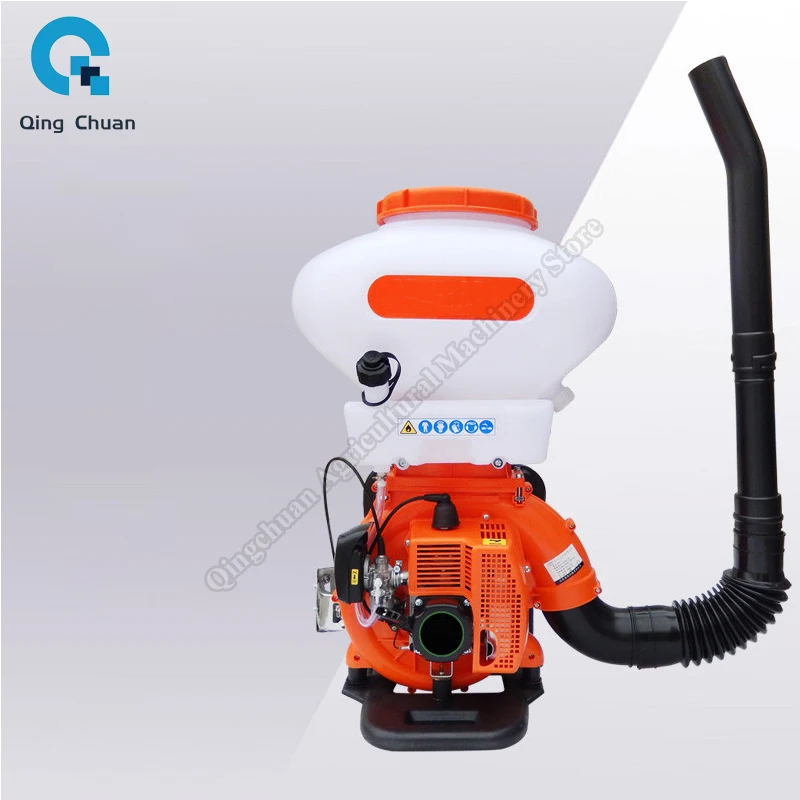 Four Stroke Backpack Spray Powder Dispenser Mobile Pesticide Applicator Fertilizer Applicator Sowing Machine